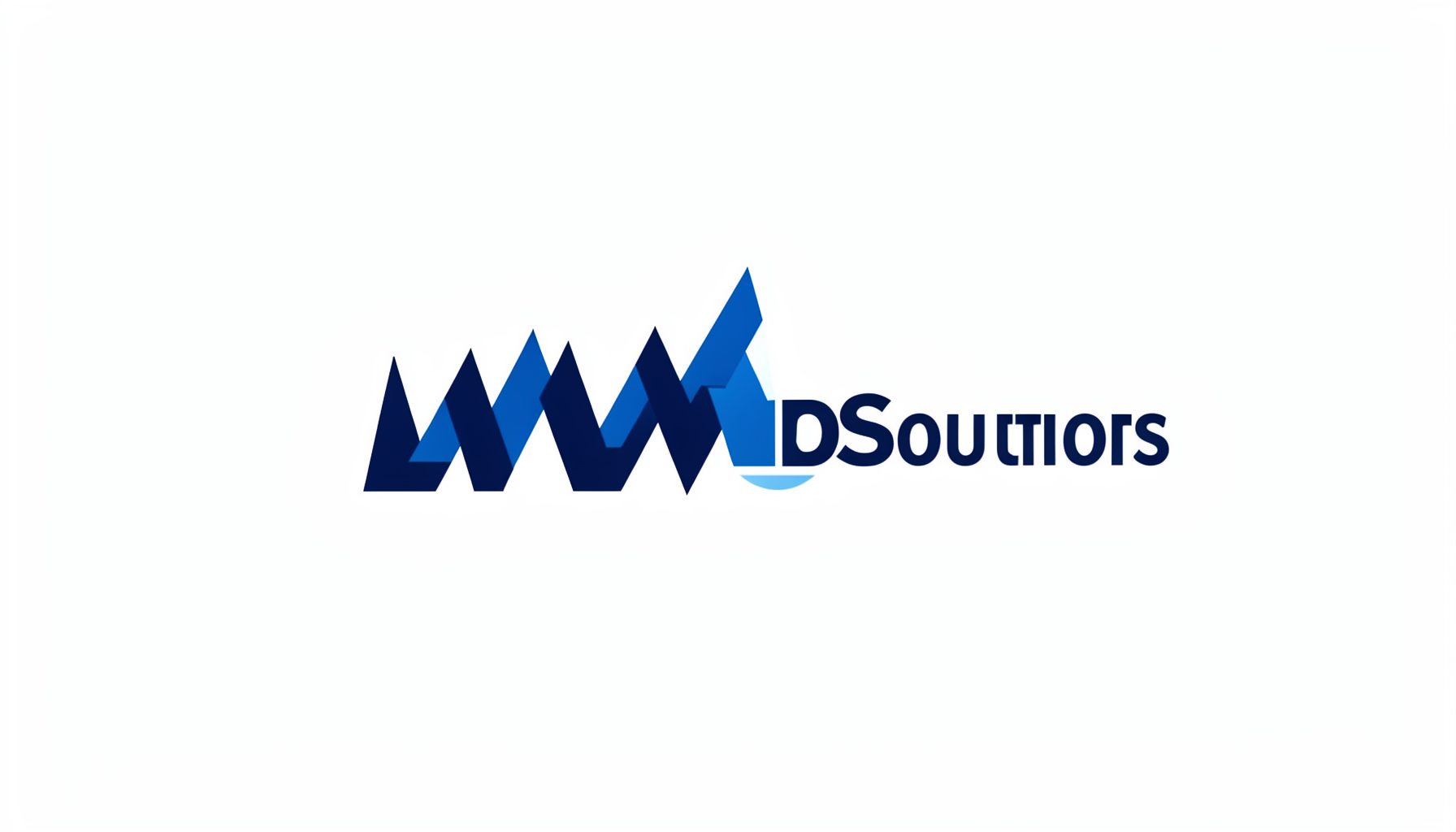 AthleticWebSolutions logo placeholder, simple geometric mark in navy and steel blue
